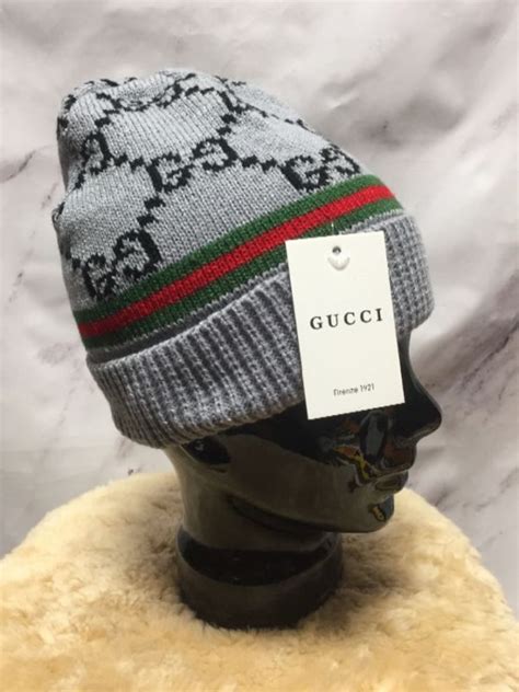 gucci white beanie|vintage Gucci beanie.